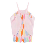 Stella Mccartney Tuta Intera Bretelline Tinta Unita per Bambina TW1A82J ROSA STELLA McCARTNEY 