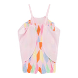 Stella Mccartney Tuta Intera Bretelline Tinta Unita per Bambina TW1A82J ROSA STELLA McCARTNEY 