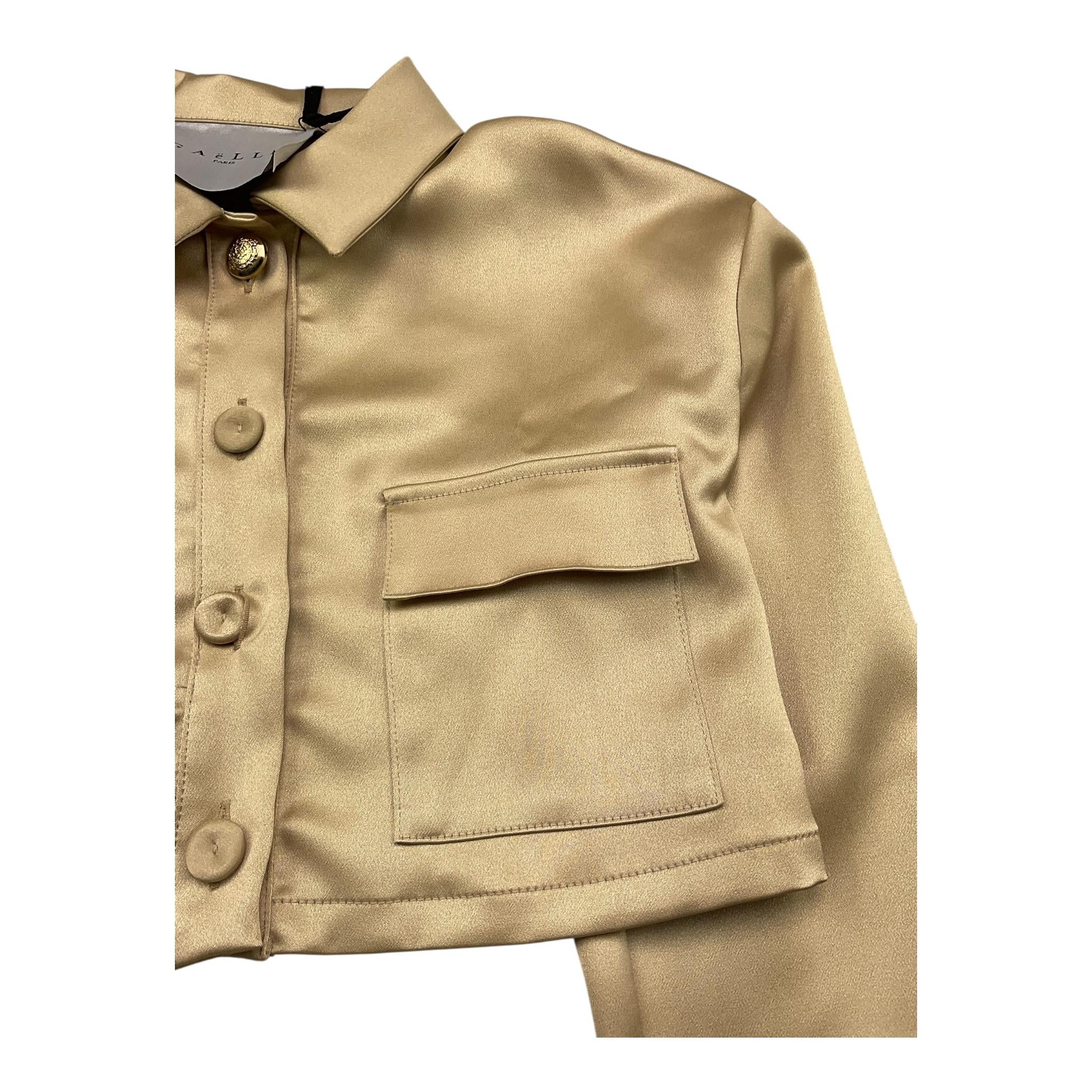 Gaelle Camicia Manica Lunga Modello Crop per Bambina 2745JY00363 ORO GAELLE 