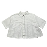 Dondup Camicia Mezza Manica Tinta Unita per Bambina DFCA033 BIANCO DONDUP 