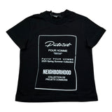 Patriot T-Shirt Girocollo Tinta Unita con Stampa per Neonato PTS006X NERO PATRIOT 