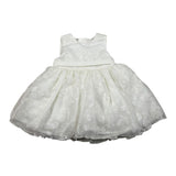 Mini Banda Abito Cerimonia Giromanica Tinta Unita per Neonata 35732 BIANCO MINI BANDA 