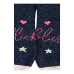 BillIEBLUSH calzini tinta unita glitterati e stampe Blu per Bambina U20592 BLU BillIEBLUSH 