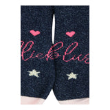 BillIEBLUSH calzini tinta unita glitterati e stampe Blu per Bambina U20592 BLU BillIEBLUSH 