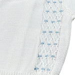 Scaldacuore Completo 2 Pezzi T-Shirt-Bermuda In Maglia per Neonato PS09PCORP24 BIANCO SCALDACUORE 