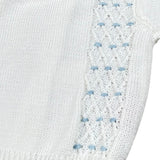 Scaldacuore Completo 2 Pezzi T-Shirt-Bermuda In Maglia per Neonato PS09PCORP24 BIANCO SCALDACUORE 