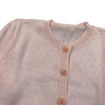 Il Gufo Cardigan Tinta Unita  per Neonata P14GF144EM600 ROSA IL GUFO 