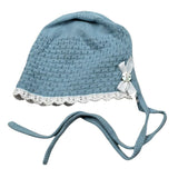 Paz Rodriguez Cappello Tinta Unita per Neonata 011120781 AZZURRO PAZ RODRIGUEZ 