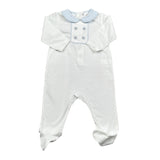 Dolcimonelli Tutita tinta unita con Fantasia A Righe Bianco per Neonato 436505008 BIANCO DOLCIMONELLI 