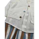 Marlu' Completo 2 Pezzi Gilet-Camicia-Pantalone per Neonato EB2480 BIANCO MARLU' 