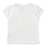 Liu Jo T-Shirt Girocollo Tinta Unita con Stampa per Neonata KA496 PANNA LIU JO 