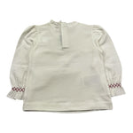 MAYORAL shirt girocollo tinta unita con stampa in contrasto Panna per Neonata 2048 PANNA MAYORAL 