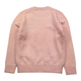 SAINT BARTH maglia tinta unita girocollo con stampa Rosa per Bambina PUPPY ROSA SAINT BARTH 