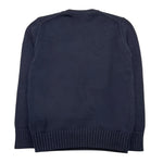 RALPH LAUREN maglia girocollo tinta unita con ricami Blu per Bambino 322951154001 BLU RALPH LAUREN 