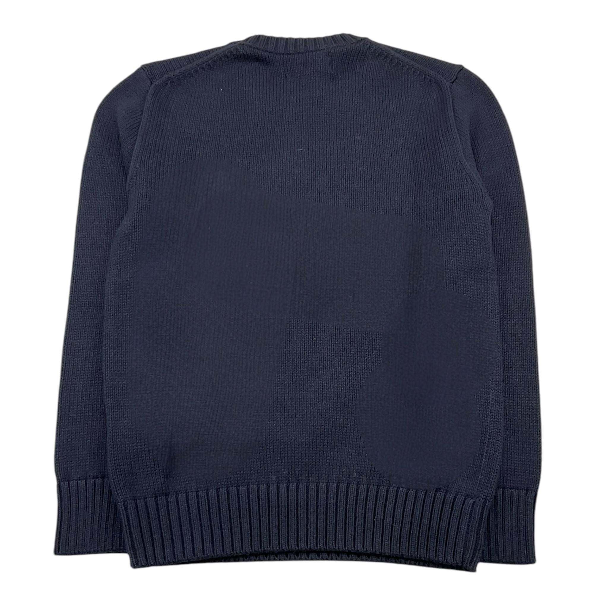RALPH LAUREN maglia girocollo tinta unita con ricami Blu per Bambino 322951154001 BLU RALPH LAUREN 