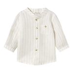 Mayoral Camicia tinta unita con Fantasia A Righe Panna per Neonato 11033X PANNA MAYORAL 