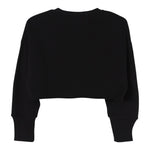 PATRIZIA PEPE felpa chiusa girocollo tinta unita cn logo Nero per Bambina 7M0871XX NERO PATRIZIA PEPE 