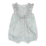 Tartine Et Chocolat Pagliaccetto Tinta Unita con Fantasia Fiori per Neonata TY33020 BIANCO TARTINE ET CHOCOLAT 