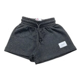 Shoe Short Tinta Unita Modello In Tuta Con Elastico In Vita Nero Per Bambina