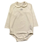 TEDDY E MINOU body manica lunga tinta unita con colletto Panna per Neonato I22BO004M7016 PANNA TEDDY E MINOU 