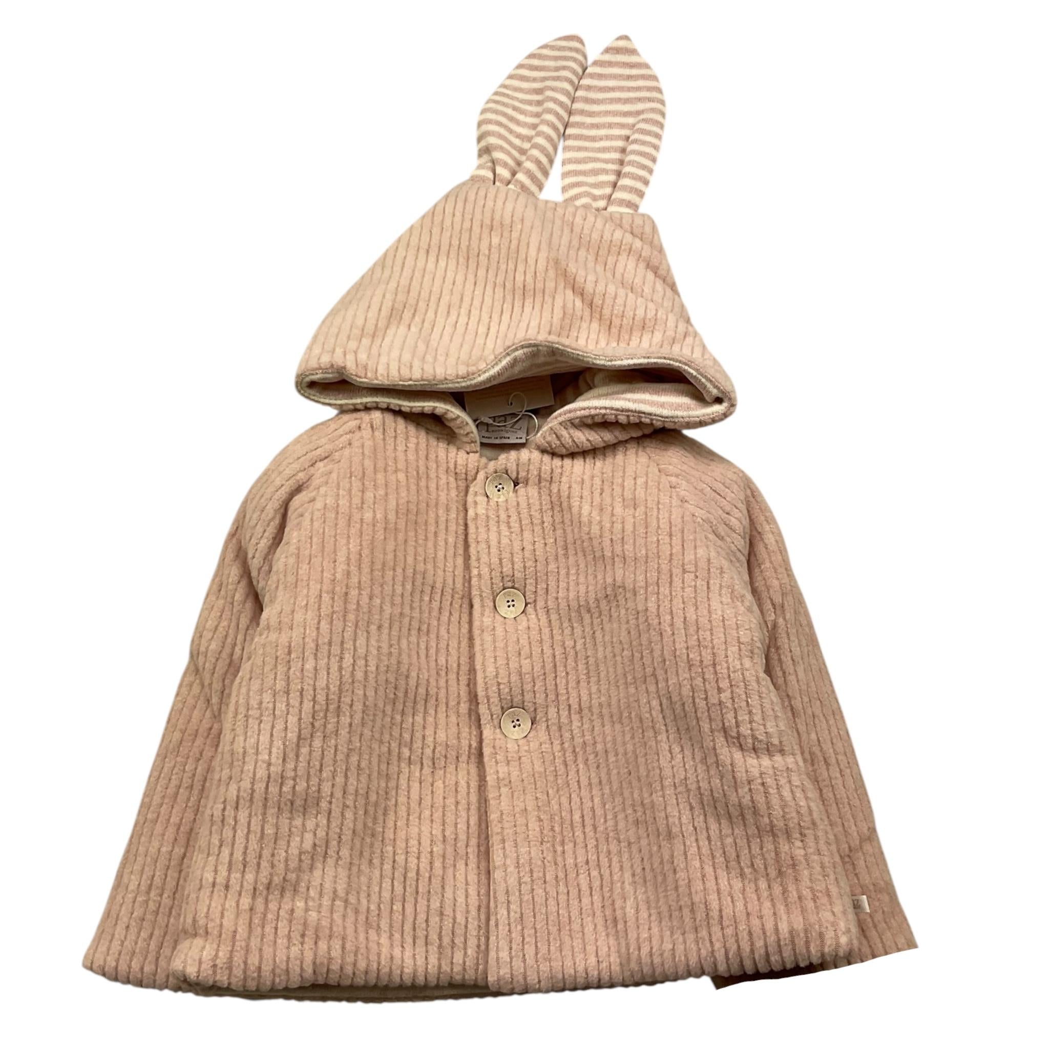 PAZ RODRIGUEZ cappotti tinta unita con cappuccio e orecchie Rosa per Neonata 012192046A ROSA PAZ RODRIGUEZ 