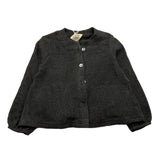 CAFFE' D'ORZO cardigan tinta unita Nero per Neonata ZV9010 NERO CAFFE' D'ORZO 