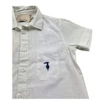 Trussardi Camicia Mezza Manica Tinta Unita con Taschino per Bambino TBP26007CA BIANCO TRUSSARDI 