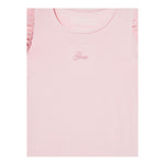 Guess T-Shirt Tinta Unita con Tulle per Bambina K5RI22K6YW4XJ ROSA GUESS 