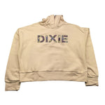 DIXIE felpa chiusa cn cappuccio tinta unita Panna per Bambina LM06040G67 PANNA DIXIE 