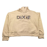 DIXIE felpa chiusa cn cappuccio tinta unita Panna per Bambina LM06040G67 PANNA DIXIE 