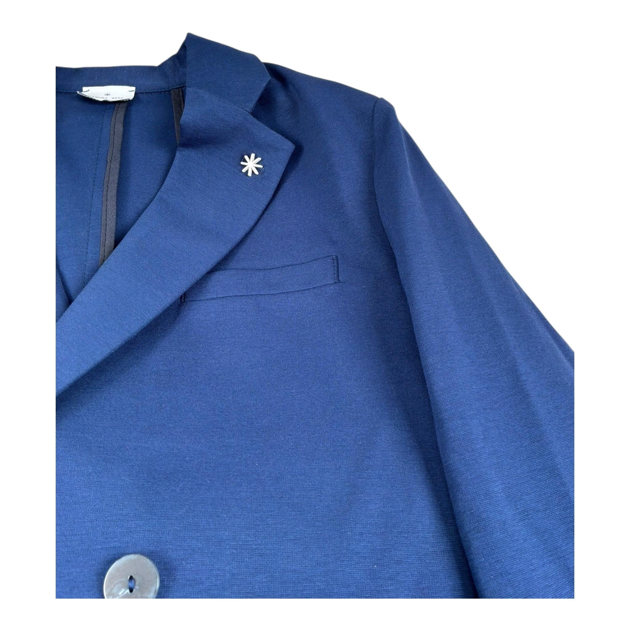 Manuel Ritz Completo 2 Pezzi Giacca-Pantalone Tinta Unita per Bambino MR2916 BLU MANUEL RITZ 