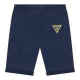 Guess Bermuda Tinta Unita con Logo per Bambino N93Q18KAUG00X BLU GUESS 