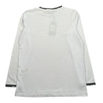 Dsquared2 Shirt Girocollo Tinta Unita con Stampa per Bambino 1231M1362 BIANCO DSQUARED2 