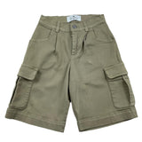 Etro Bermuda Tinta Unita Con Tasconi Beige Per Bambino