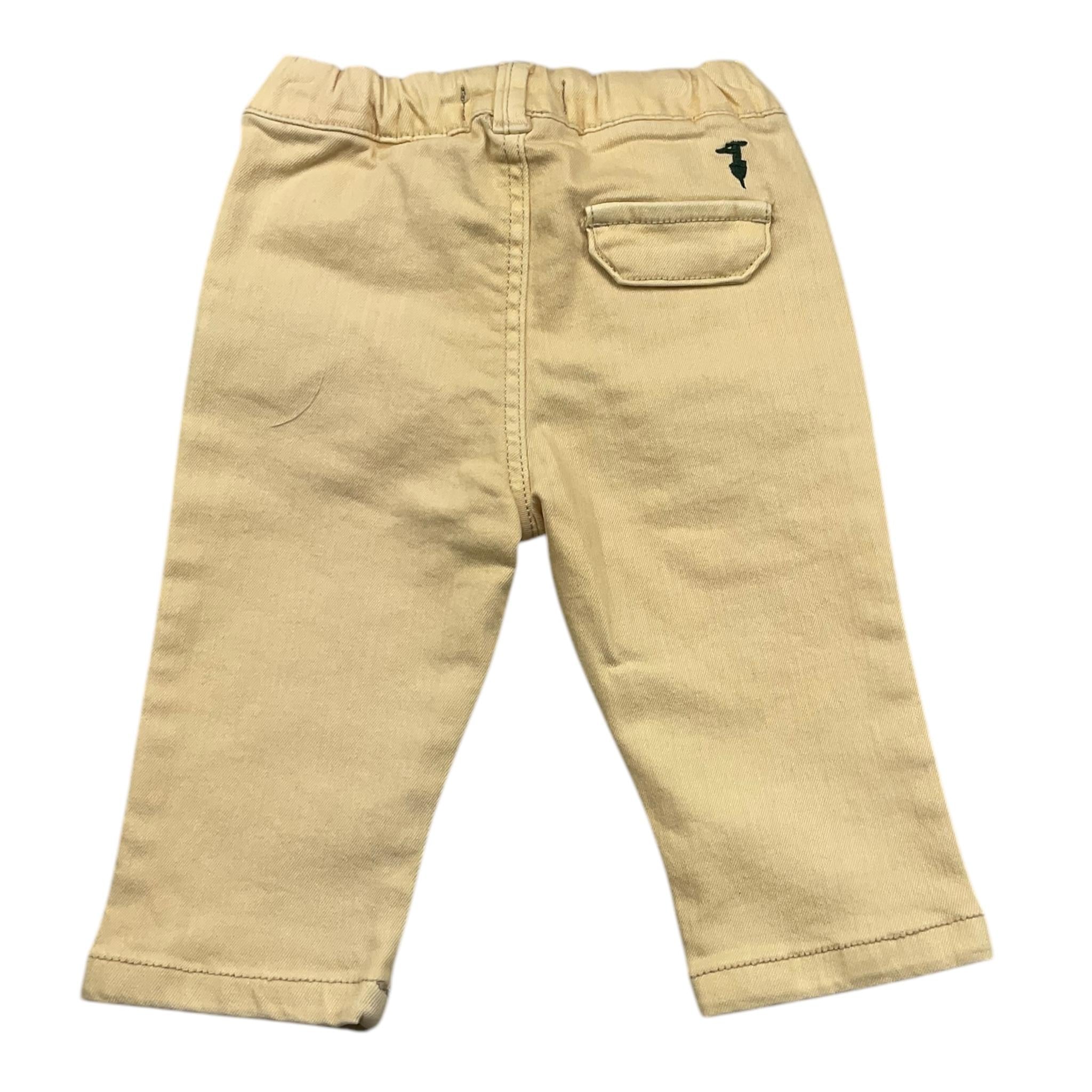 TRUSSARDI pantalone tinta unita cn elastico in vita Avorio per Neonato TIA25154 AVORIO TRUSSARDI 
