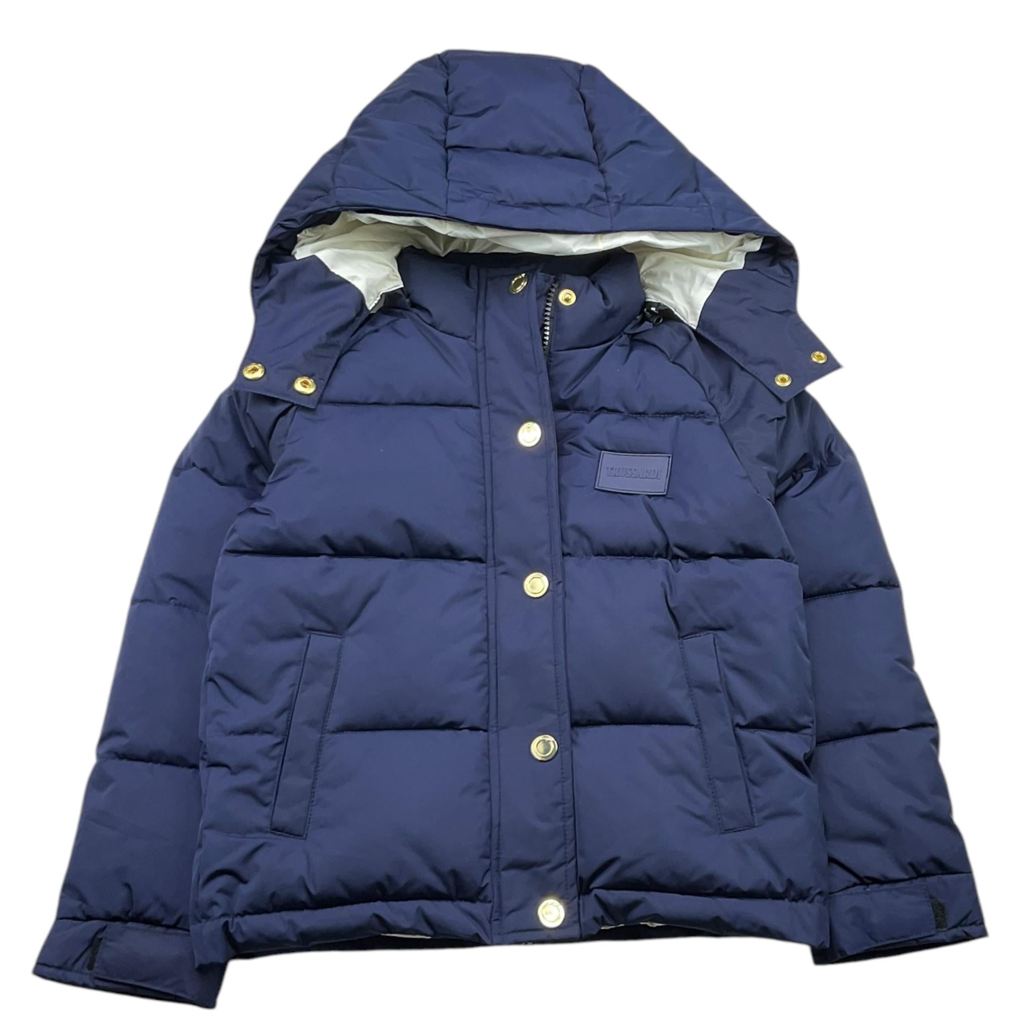 TRUSSARDI giubbino tinta unita modello corto Blu per Bambino TGA25005PI BLU TRUSSARDI 