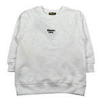 Blauer Felpa Chiusa Girocollo Tinta Unita con Stampa per Bambino 25SBLKF03551 BIANCO BLAUER 