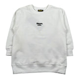 Blauer Felpa Chiusa Girocollo Tinta Unita con Stampa per Bambino 25SBLKF03551 BIANCO BLAUER 