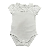 Mayoral Body Mezza Manica Tinta Unita con Colletto per Neonata 1757 BIANCO MAYORAL 