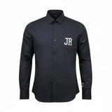 John Richmond Camicia Tinta Unita con Logo per Bambino RBP25028CAX NERO JOHN RICHMOND 