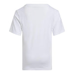 Calvin Klein T-Shirt Girocollo Tinta Unita con Stampa per Bambino IB0IB02456X BIANCO CALVIN KLEIN 