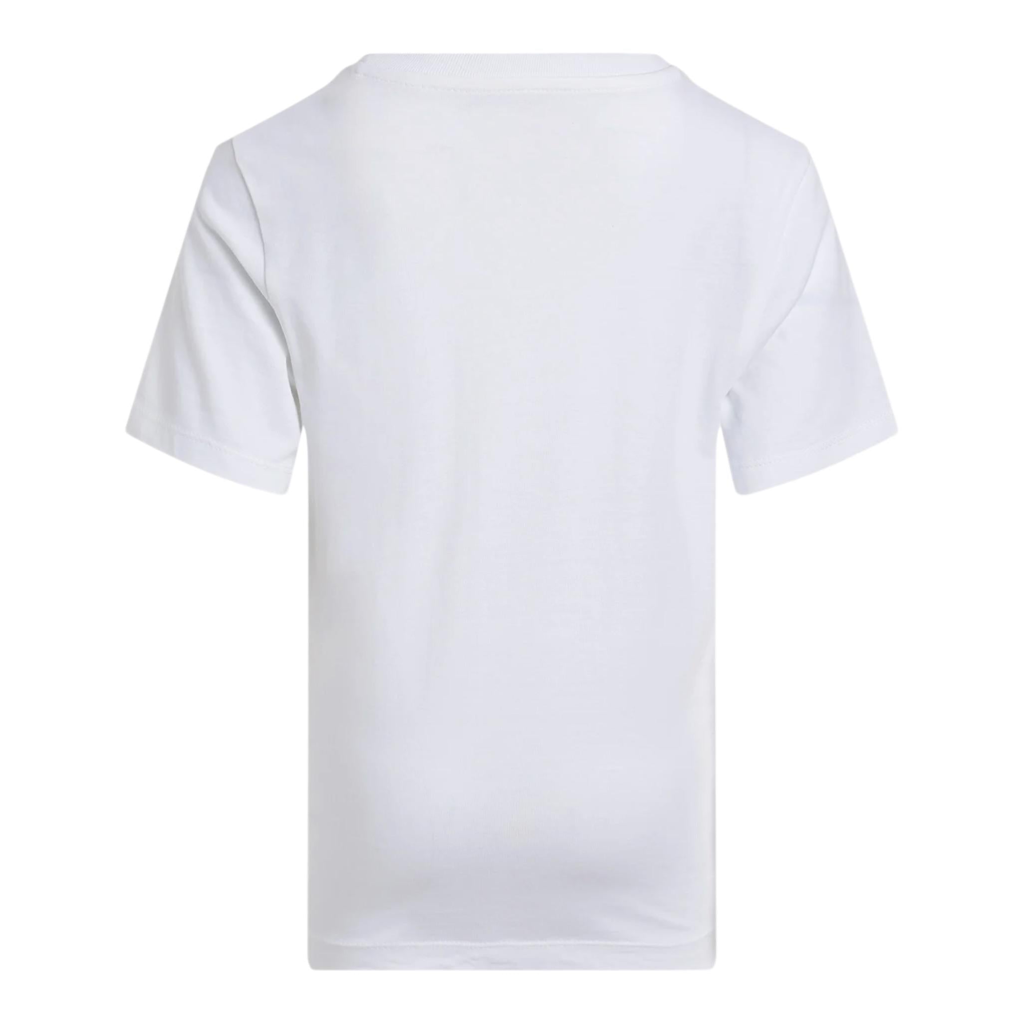 Calvin Klein T-Shirt Girocollo Tinta Unita con Stampa per Bambino IB0IB02456X BIANCO CALVIN KLEIN 
