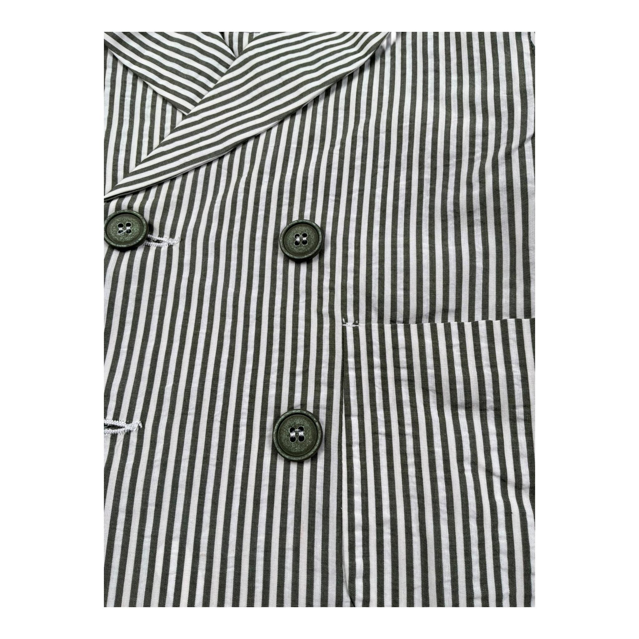 Il Gufo Giacca Fantasia A Righe per Neonato P25GB107C1080N VERDE IL GUFO 