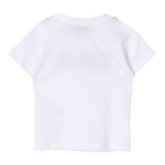 Diesel T-Shirt Girocollo tinta unita con Logo Bianco per Bambina K00569AJ BIANCO DIESEL 