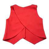 Naice Gilet Tinta Unita con Bottoni per Bambina 27139 CORALLO NAICE 