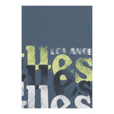 Guess T-Shirt Girocollo Tinta Unita con Stampa per Bambino L5RI12K8HM4X BLU GUESS 