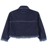 Die Eule Jeansjacke Solid Blue für Baby Mädchen