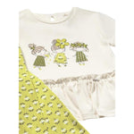 Mayoral Completo 2 Pezzi T-Shirt-Leggins per Neonata 1735 BIANCO/VERDE MAYORAL 