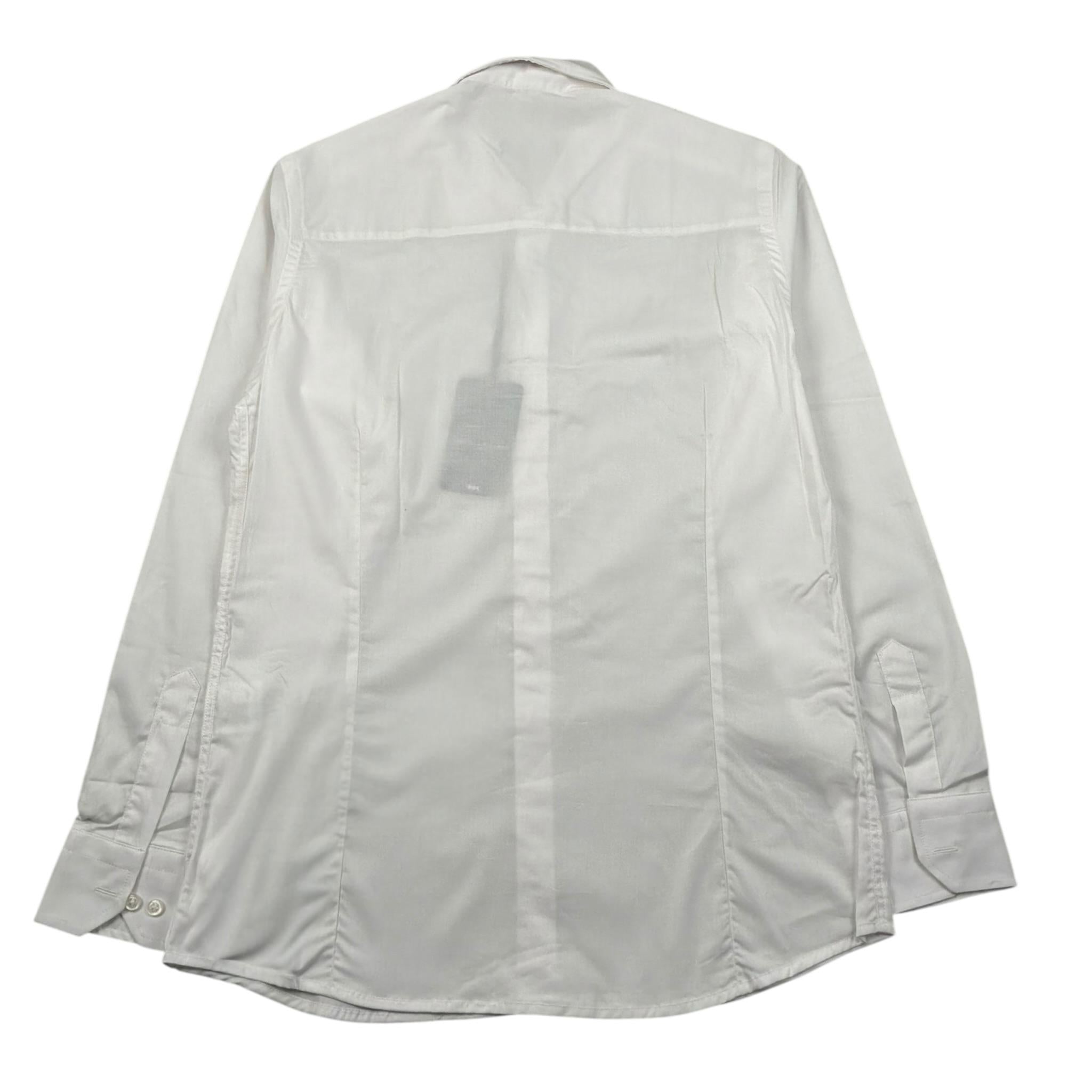 Manuel & Frank Camicia Manica Lunga Tinta Unita per Bambino MF3350R BIANCO MANUEL & FRANK 