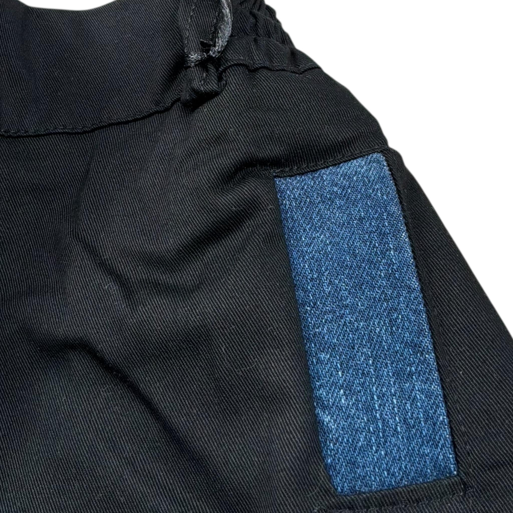 Syst Bermuda Tinta Unita con Elastico In Vita per Bambino BRB5002 NERO SYST 